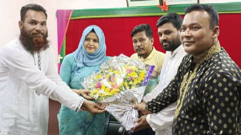 বেলাবর নবাগত ইউএনওর সঙ্গে সাংবাদিকদের মতবিনিময়