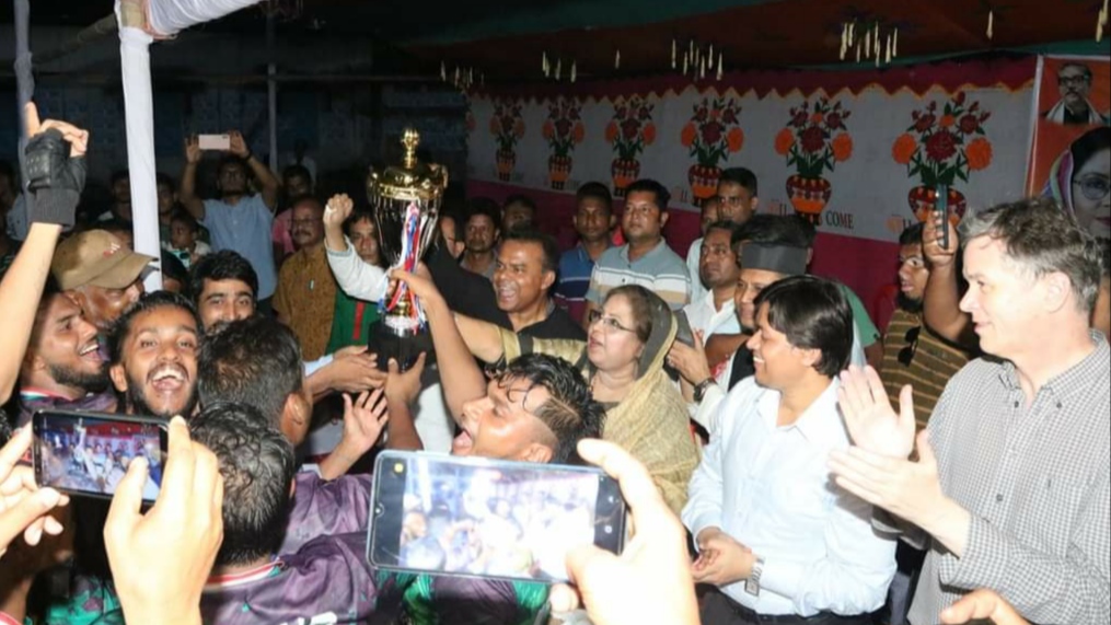 কালীগঞ্জে শহীদ ময়েজউদ্দিন অ্যামপিউটি ফুটবল ম্যাচ অনুষ্ঠিত