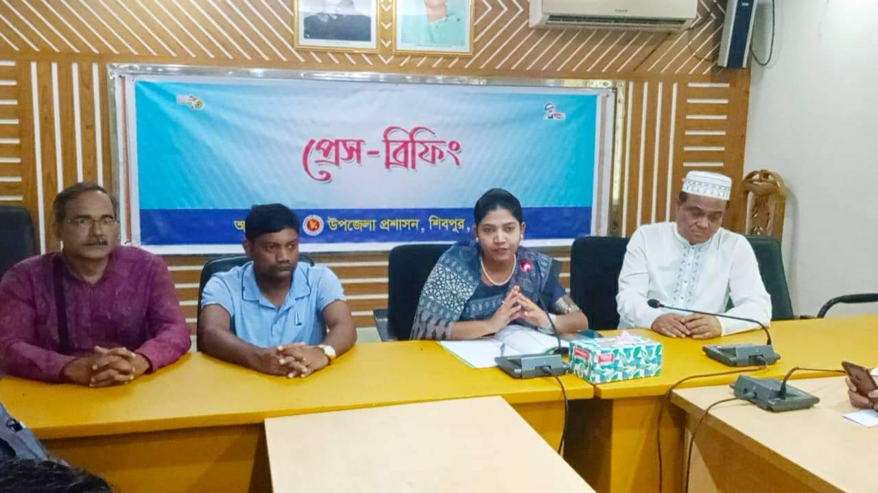 শিবপুরে ডিজিটাল উদ্ভাবনী মেলা উপলক্ষে প্রেস ব্রিফিং