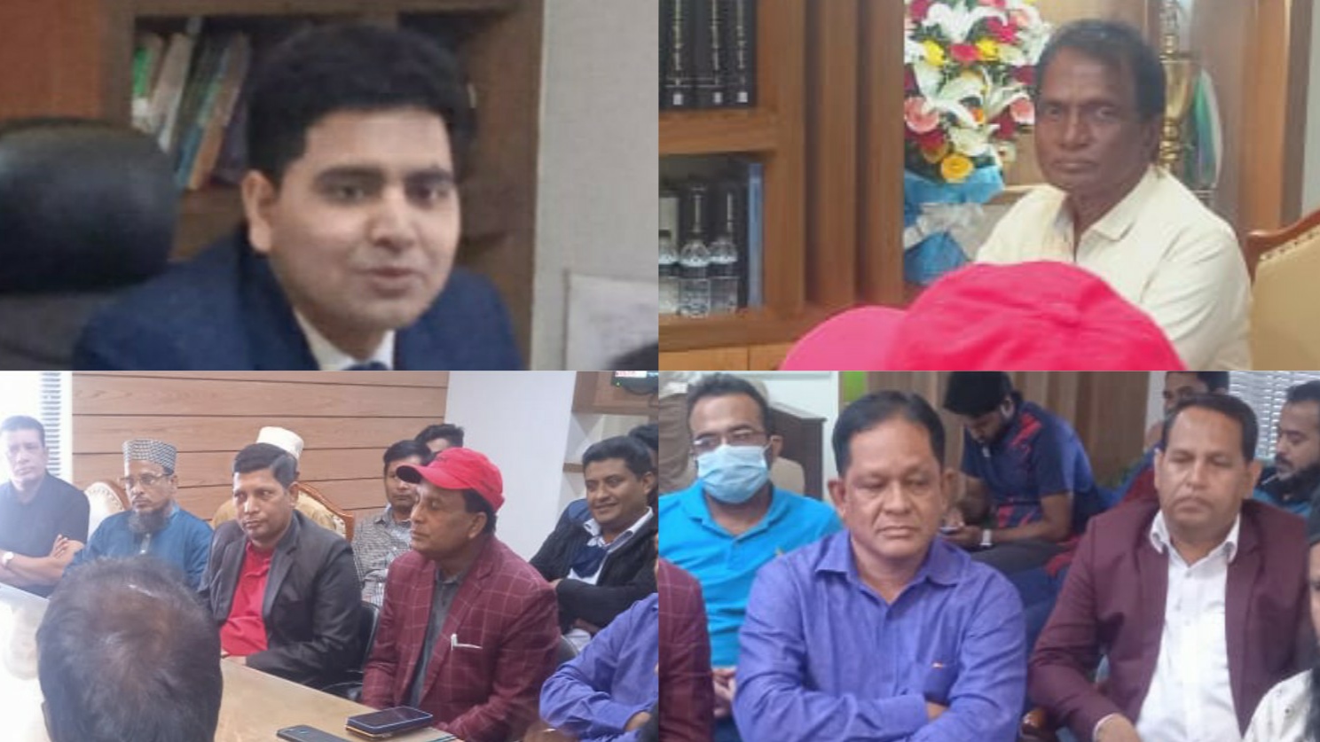 পলাশে প্রেসক্লাবের সাংবাদিকদের সাথে নবাগত ইউএনও’র মতবিনিময়