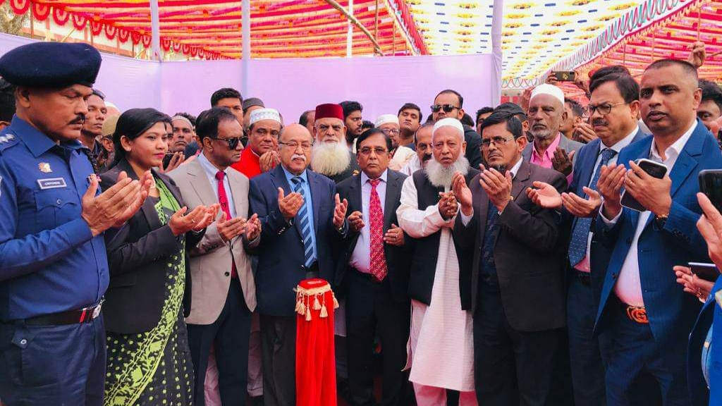 শিবপুর সরকারি শহীদ আসাদ কলেজে বঙ্গবন্ধুর ম্যুরাল “মৃত্যুঞ্জয়ী মুজিব” উদ্বোধন