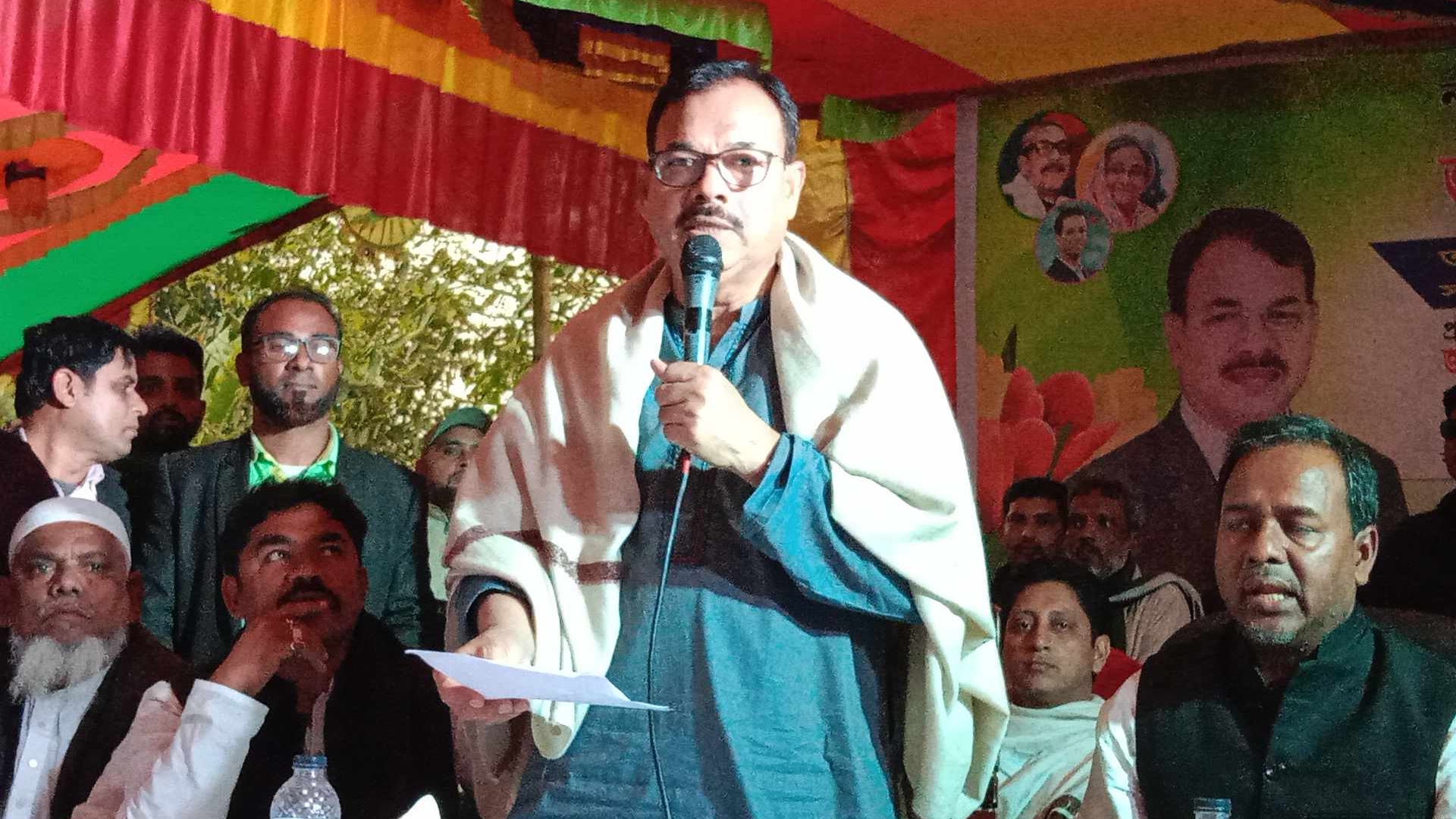 শিবপুরের নবনির্বাচিত এমপি সিরাজুল ইসলাম মোল্লাকে সংবর্ধনা