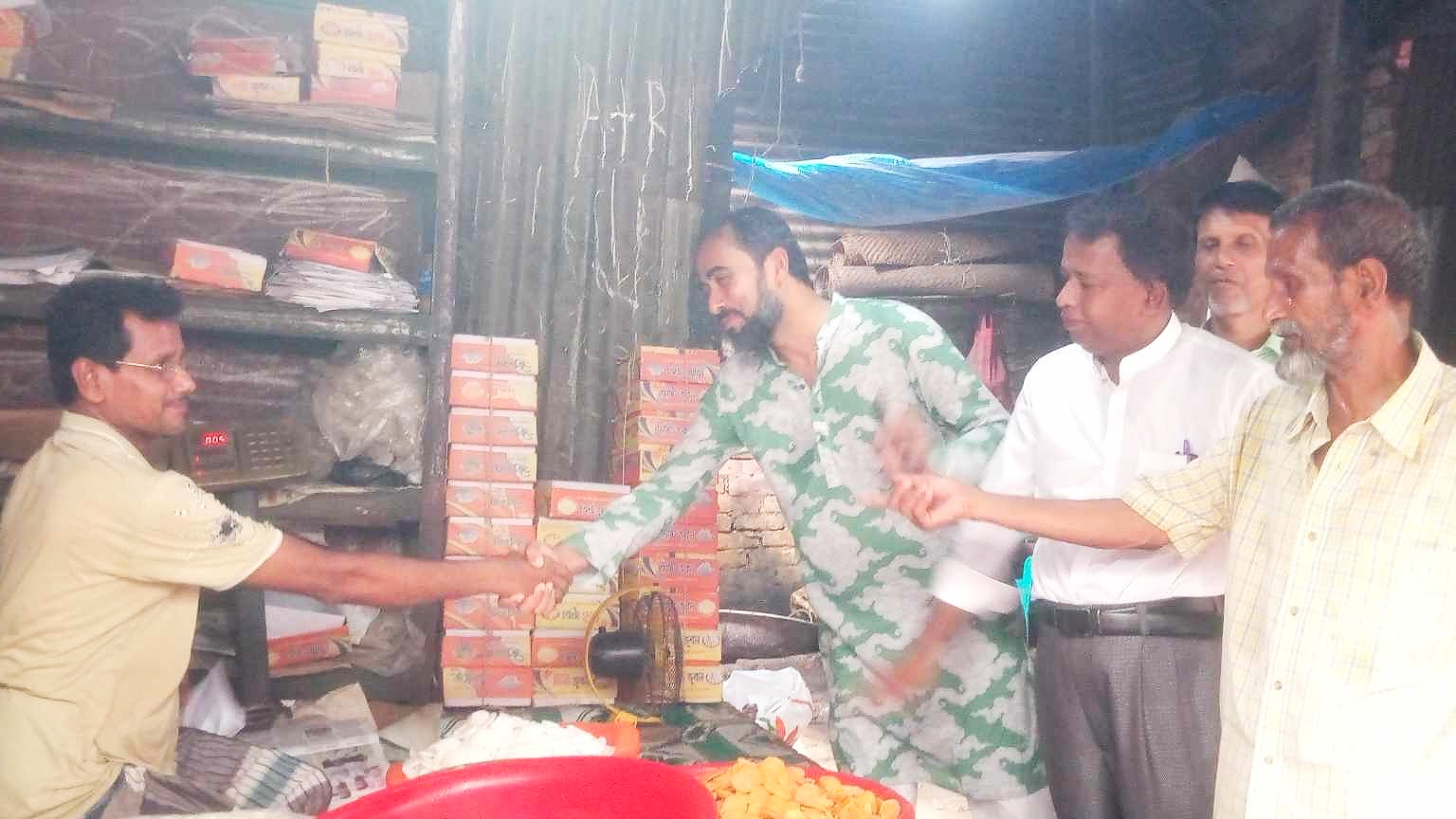 বেলাব উপজেলা চেয়ারম্যান পদে মোমেনের নির্বাচনী প্রচারণা