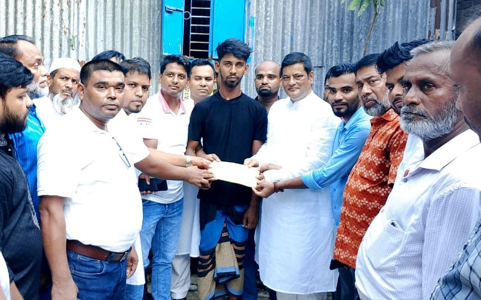 ছাত্র আন্দোলনে চোখ হারানো পলাশের নিলয়ের পাশে দাঁড়াল বিএনপি