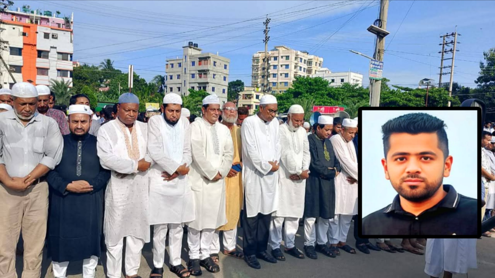 চোখের জলে পলাশের ছাত্রদল কর্মীকে শেষ বিদায়