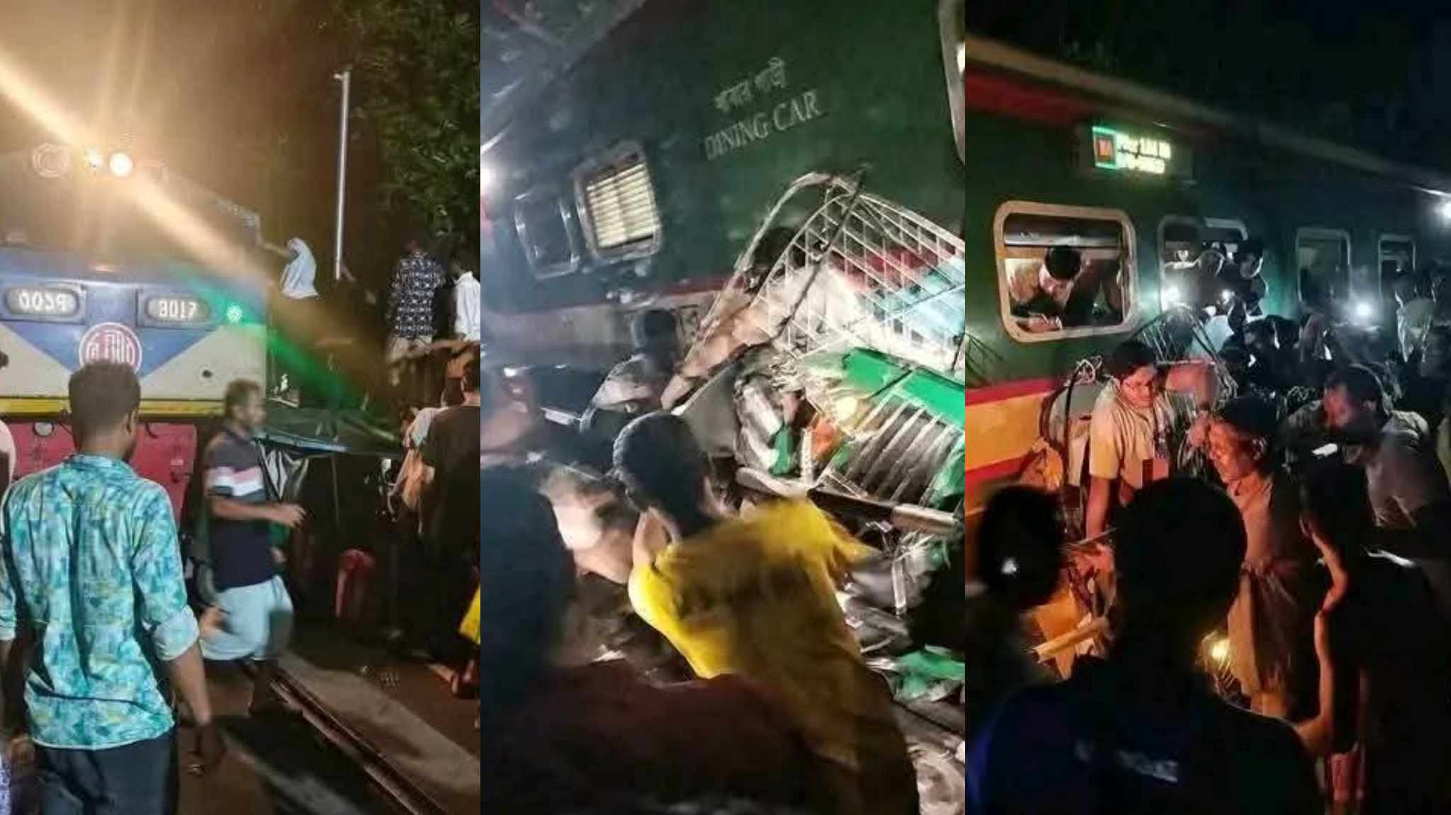 কালুরঘাট সেতুতে ভয়াবহ ট্রেন দুর্ঘটনা, বহু হতাহতের আশংকা