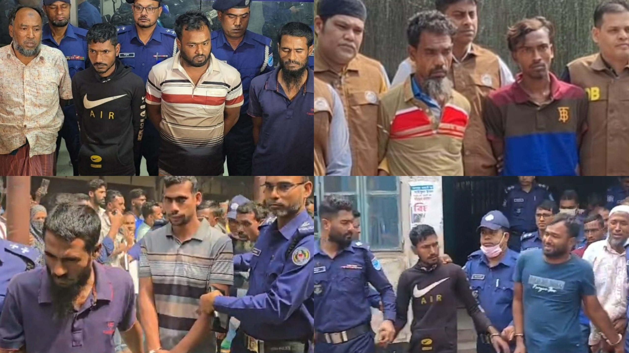 নরসিংদীতে আমেনাকে ধর্ষণ ও হত্যা মামলায় ৭ আসামির ৮ দিনের রিমান্ড মঞ্জুর