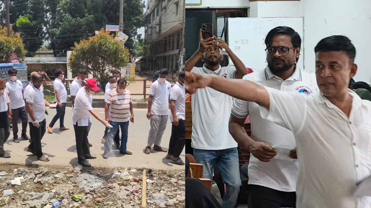 নরসিংদীতে ঈদের বর্জ্য অপসারণে দিন-রাত মাঠে ভিপি খবিরুল
